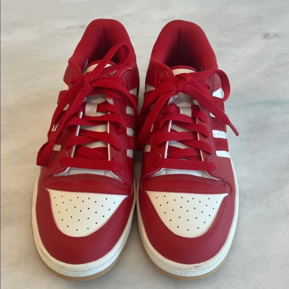 Adidas Like-New Break Start ‘Red Cloud White Gum’ Low Top Sneakers M 5/ W 6.5 - Picture 4 of 11